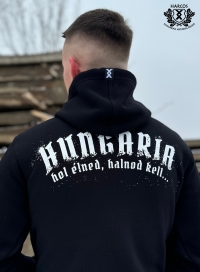 PuB12/1 - Magyarország kapucnis belebújós pulóver
