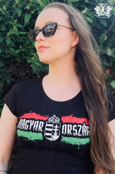 PoN26 - Magyarország - hol élned, halnod kell női póló