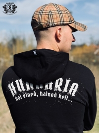 PuB12/2 - Magyarország kapucnis belebújós pulóver